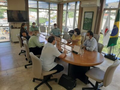 Equipe do Hospital Albert Einstein reuniu-se com prefeito e vice-prefeito no gabinete da Prefeitura