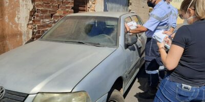 Oito veículos foram notificados no início da operação que deve continuar em Itabira